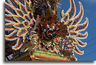 Dekoracja wieży pogrzebowej::Bali, Indonezja::