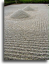 Biały żwir #1::Swiatynia Daisen-in w Kioto, Japonia::