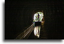 Tunel lewady::Levada Fajã do Rodrigues, Madera, Portugalia::
