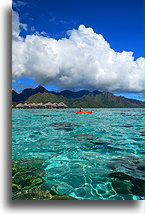 Na kajaku na Moorea #1::Moorea, Polinezja Francuska::