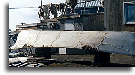 Łódź rybacka Inupiak::Alaska, Stany Zjednoczone::