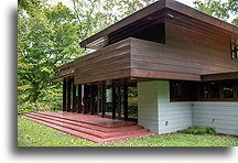 Duże okna::Muzeum Crystal Bridges,  Arkansas, USA::