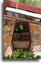 Sześcioboczne okno::Taliesin West, Arizona, USA::